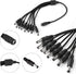 12V 7A CCTV Surveillance Video Power Supply Adapter + 1 to 8 Power Splitter & 110~240V AC 2.1mm Plug for Security Camera?LED Strip Light...