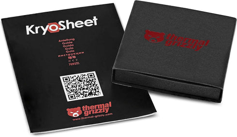 Thermal Grizzly - KryoSheet (25x25x0,2mm) - Graphene Thermal Pad - Highest Thermal Conductivity - Alternative for High Performance Thermal Paste C...
