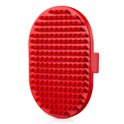 Dog bath brush, ROPO rubber massage pet shampoo brush, used for pet grooming, removing shedding fur, combing tangles and dead fur, suitable for pe...