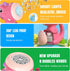 Dinosaur Bubble Machine,Dino Bubble Wand for Kids, Musical & Light Up Fun Bubble Gun Blower,Cool Outdoor Dinosaur Toys for Kid, Birthday Gifts,Pin...