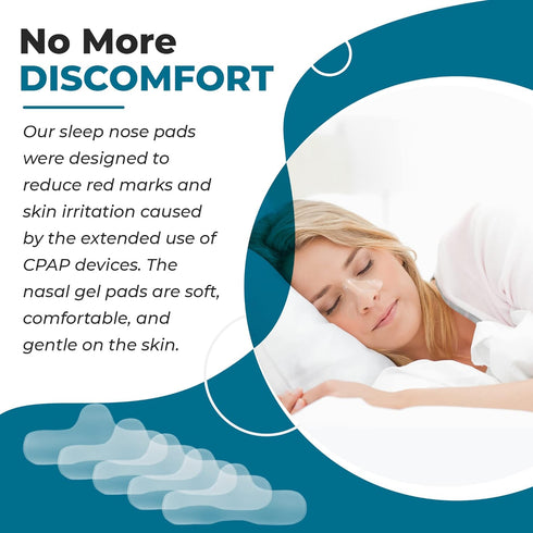 CPAP Nose Gel Pad - CPAP Nose Cushion - CPAP Supplies for CPAP Machine - CPAP Nose Gel Pad - Nasal Gel Pads for CPAP Mask - Nose Protector for mas...