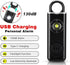 Tactical Scorpion Gear A1 Self Defense 140dB Personal Alarm w Light for Security USB Charge...
