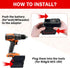 DM18AR Battery Adapter Convert for Milwaukee 18V M18 Batteries to for Ridgid AEG Cordless Tools, Also for Dewalt 20V Li-ion Max XR Battery to Ridg...