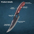 Butcher Chef Knife for Meat Cutting?High Carbon Steel Meat Cleaver Processing,Hand Forged Caveman Viking Knife with Sheath?Outdoor BBQ Camping Kni...