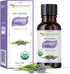 USDA Certified 100% Organic Lavender Essential Oil | Aromatherapy Diffuser, Therapeutic Grade, Non- GMO Verified, Beneficial for Skincare and Hair...
