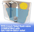 2 PCS Toilet Flappers Replacement Compatible for GA715014-GEG1 (Transparent), Toilet Flapper 3 inch with Stainless Chain and Hook - Gerber Toilet ...