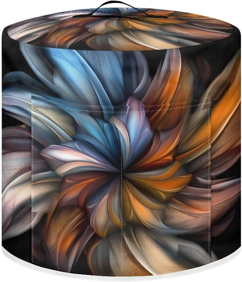 Boho Floral Pressure Cooker Cover for Women Dust-proof Cover for Rice Cooker Air Fryer Kitchen Appliance Covers with Top Handle and Pocket Home Ki...