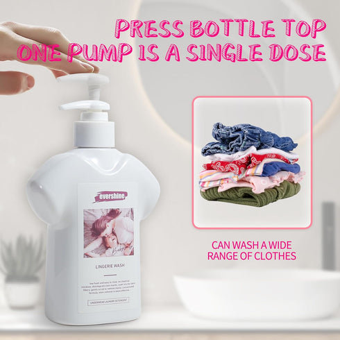 Lingerie Detergent - Double Concentrated, Lady Scented, Delicate Underwear Cleaning Liquid - 10.14 Fl Oz (1, Vanilla)...