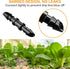 Drip Irrigation Coupling Fittings?120 Pieces Barbed Coupler Irrigation Parts with Sharp End Fits for 1/4 Inch Irrigation Tubing Drip Line Connecto...