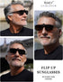 Eyekepper 4 Pack Flip-up Clip-On Sunglasses 59x39 MM Metal Wear Over Glasses...