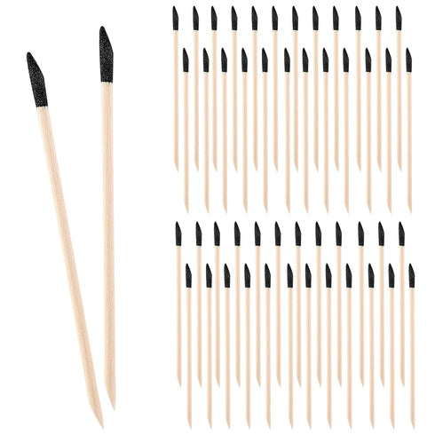 Framendino, 50 Pack Sanding Sticks Sanding Twigs Fine Detailing Sanding Stick Sandpaper Cleaner Stick Sanding Tools for Plastic Models Woodworking...