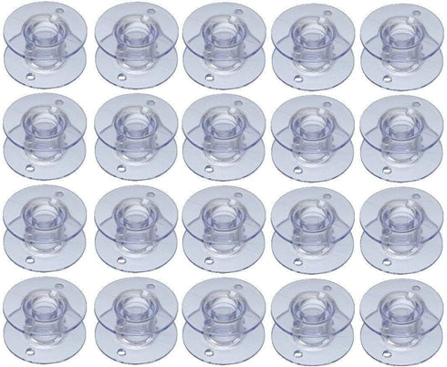NGOSEW Plastic Bobbins for Singerr Heavy Duty 44S 4411, 4423, 4452, 5511, 5523, 5532...