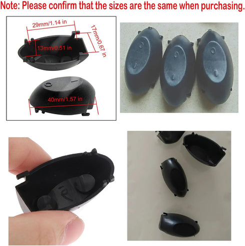 10 Pack Electric Kettle Switch Cap Replacement Button Switches ON OFF Control Knob Press Cover for Hot Water Heater Boiling Tea Kettles Boiler Rep...