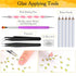 B7000 Glue for Rhinestones, Cridoz B-7000 Adhesive Clear Jewelry Glue Fabric Glue with Rhinestones Picker Pencils Tweezers for Crafts Clothes Shoe...