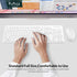 Wireless Keyboard and Mouse Combo - Rii Standard Office PC Keyboard and Optical Wireless Mice (WHITE)...