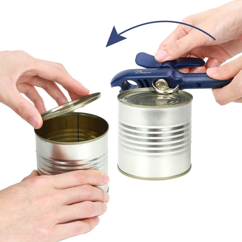 Home Kitchen Restaurant Safety Bottle Jar Wine Manual Can Opener&Bangrui Professional 4-in-1 Can Opener keeps smooth edges. With a corkscrew folde...