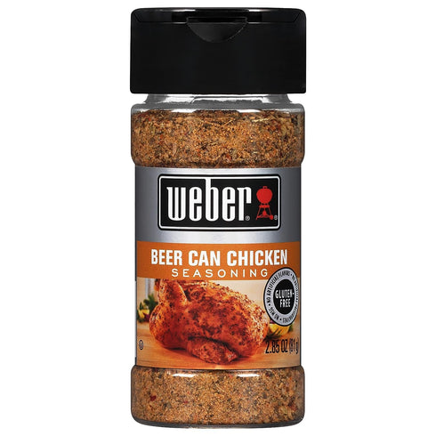 Weber Seasoning, Beer Can Chicken, 2.85 Ounce Jar (3 Pack)...