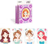 MiDeer Fashion Design Sketchbook with Watercolor Painting, Princess Dress-up Activity Book with Stencils and Stickers, Make-Up Fashion Designer Ki...