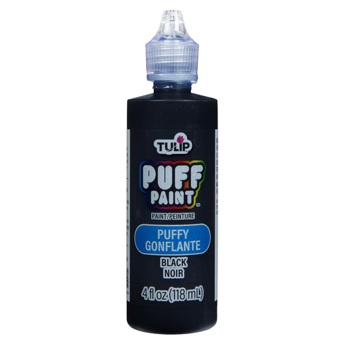 TULIP Puff Paint Puffy Black 4 Fl Oz (Pack of 1)...