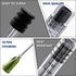 5 Pack Borosilicate Glass Luer Lock Syringe 1ml Capacity Reusable Glass Syringes - Use for Arts and Crafts, Thick Liquids, Oils, Vet, Glue, Lab, I...