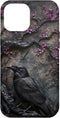 iPhone 13 Pro Max Gothic Raven - Dark Style Purple Floral Tree Flowers PC Case...