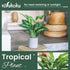 16" Small Fake Plants Artificial Tropical Faux Plants Indoor Desk Plant for Home Office Kitchen Shelf Sage Green Decor...
