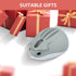 Cute Hamster Bluetooth Wireless Mouse?No USB Receiver? Cartoon Animal Wireless Silent Mouse 1200DPI Portable Travel Optical Cordless Bluetooth Mou...