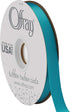 Double Face Satin Ribbon, 50 Yards, Turquoise...