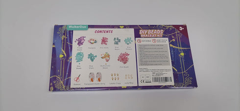WuikerDuo Children DIY Beads Kits, Jewellery Bracelet Necklaces String Making Kit, Bracelets Art Craft Kit for Girls Kids...