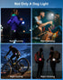 Dog Lights for Night Walking, 2 Pack 4 Modes Dog Collar Light, Rechargeable Dog Walking Light for Nighttime Clip On, IP68 Waterproof Safety Light ...