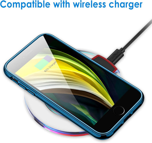 JETech Case for iPhone SE 3/2 (2022/2020 Edition), iPhone 8 and iPhone 7, 4.7-Inch, Non-Yellowing Shockproof Phone Bumper Cover, Anti-Scratch Clea...