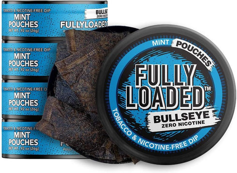Fully Loaded Chew - 5 Pack - Tobacco and Nicotine Free Mint Pouches. Tobacco free pouches are made to help quit dipping & quit chewing. The best d...