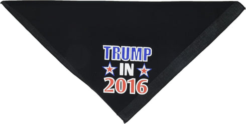 Mirage Pet Products 66-150 SMBK Trump in 2016 Election Black Print Bandana, Small...