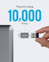Anker USB C Adapter (2 Pack),High-Speed Data Transfer, USB-C to USB 3.0 Female Adapter for MacBook Pro 2020, iPad Pro 2020, Samsung Notebook 9, De...