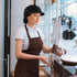 Yolev 2Pcs Chef Hats-Kitchen Baker Cooking Hair Nets Food Service Hairnets for Women Men with Brim (Black)...