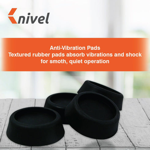 Washing Machine Foot Pads for Anti-vibration and Anti-Walk | Washer and Dryer Anti Slip Mat with Rubber Technology | Ideal for Vibration Reduction...
