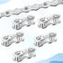 5 Pair Bike Chain Link Bicycle Missing Link for 8-9-10-11-12 Speed Chain Bike Chain Master Link Reusable Steel Bike Chain Link Professional Chain ...
