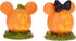 Department 56 Disney Village Halloween Accessories Pumpkintown Mickey and Minnie Mouse Topiaires Figurine Set, 1.75 Inch, Multicolor...