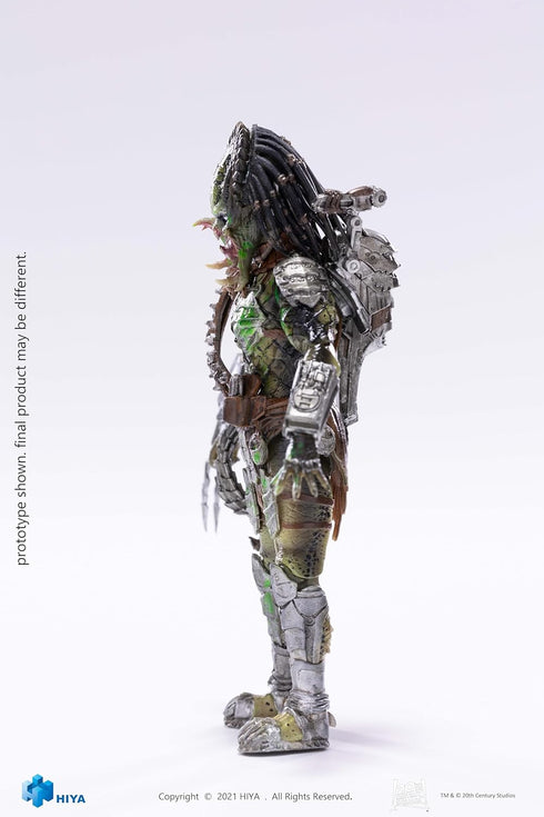 Hiya Toys Exquisite Mini Series 1/18 Scale 5 Inch AVPR Battle Damage Wolf Predator Action Figure...