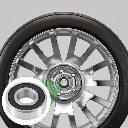 5pcs 6202RS Mini Bike Parts for Coleman CT200U CT200U-EX BT200X, Front and Rear Wheel Bearings Kit Replacement for Massimo Hensim 196cc Baja Warri...