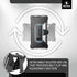 Pelican Voyager Phone Case for Samsung Galaxy S10 (Clear/Gray)...