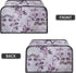 Purple Flower Slow Cooker Dust Cover Oval 6-8 Qt Dust Proof Convenient...