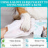 Pet Cleaning & Grooming Glove Wipes, Hypoallergenic Dog Deodorising Bath Wipes, Easy Dry Cleaning Gloves Cat Wipes, Nourishing Fur Wipes, For Groo...