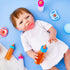 7 Pcs Disappearing Doll Feeding Set Baby Doll Bottles Milk and Juice Bottles with Toy Pacifier Baby Doll Accessories Doll Bottle Toy for Doll Acce...