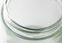 4 oz / 120 ml Clear Thick Glass Straight Sided with White Smooth Lid (12 pack) + Small Glass Balm Jar...