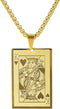 Punk Rock Stainless Steel Playing Card Poker Dog Tag Pendant Necklace...