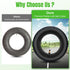 2.80/2.50-4" Replacement Tire Inner Tubes, 2 Pack Heavy Duty 2.80 2.50-4/280/250-4 Inner Tube with Bent Valve for Scooters, Hand Trucks, Wheelbarr...