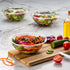 Comfy Package [24 oz. - 50 Count Clear Plastic Salad Bowls with Lids, Disposable Salad Containers for Lunch - Perfect for Takeout, Salads, and Mea...