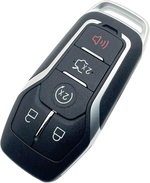 Smart Key Fob Shell Case Fit for Ford Fusion Mustang Explorer Edge 5 Buttons Keyless Entry Remote Key Fob Cover Housing...