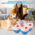 Active Moving Pet Plush Toy for Dogs, Interactive Pet Toys for Boredom Intelligence, Pig Dog Easter Toy to Keep Them Busy with Recording and Music...